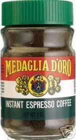 Medaglia DOro Instant Espresso Coffee Powder 2 oz Jar
