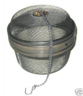 New 4 XLarge SS Mesh Ball Tea Infuser Spice Ball Pot