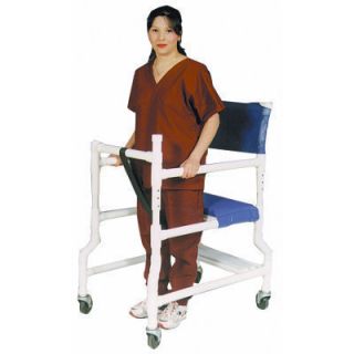 Medline Rolling Rehab PVC Walker Wheelchair
