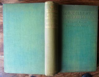 1923 1st Edition w s Gilbert His Life Letters Dark Grey Methuen