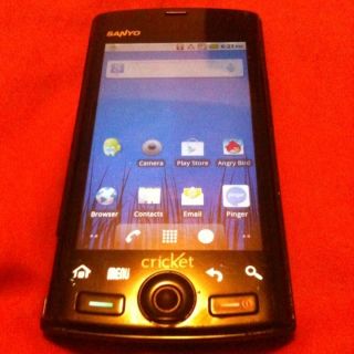 Metro PCS Sanyo Kyocera Zio M6000 Android Black Android Smartphone