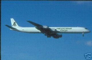 Mexicana Cargo DC8 71 N870SJ Airline Photo PC Size 4x6