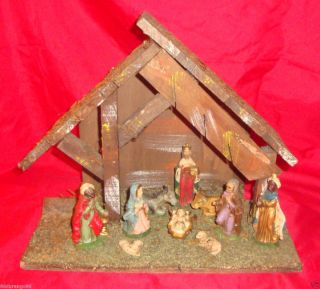 Vintage Large Nativity Scene Figurines Fontanini