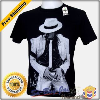 Shirt New Michael Jackson MJ V4 Signature King of Pop RTO Vtg Sz M L