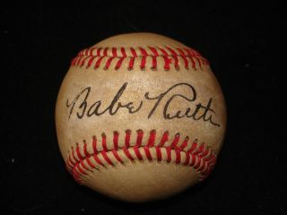 Babe Ruth Replica Signed Autograph Autographed Baseball