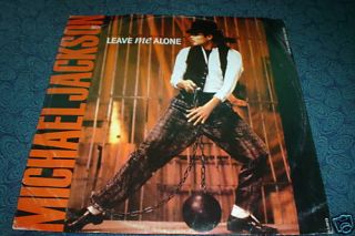 Michael Jackson 12 Record Leave Me Alone RARE Thriller