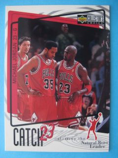 Michael Jordan 97 98 UD Choice Catch 23 Card 195