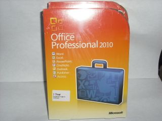 MICROSOFT OFFICE PROFESSIONAL 2010 WORD EXCEL ACCESS PUBLISHER POWER