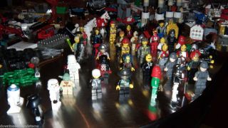 39 Lego Minifigures Lot 12 lbs legos Star Wars Fireman Jack Stone City