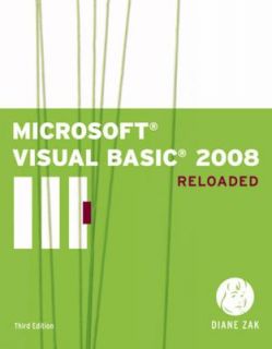 Microsoft Visual Basic 2008 by Diane Zak 2008 Paperback