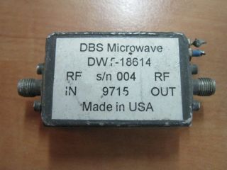 DBS Microwave RF Power Amplifier 5 6 GHz 18DBM Tested