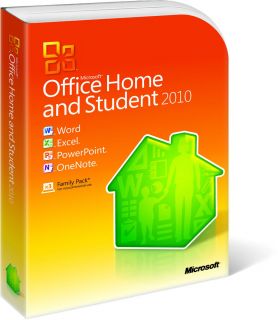 Microsoft Office Home and Student 2010 2 User Family Pack