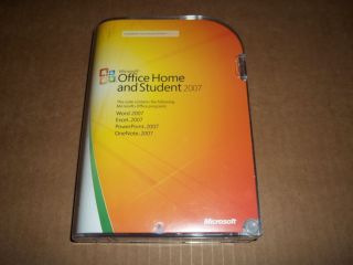 Microsoft Office 2007 Home and Student Edition Software Excel Word