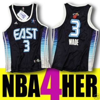 Miami Heat Dwayne Wade Womens All Star Jersey NBA XL