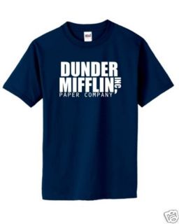 Dunder Mifflin T Shirt The Office Dwight New Funny