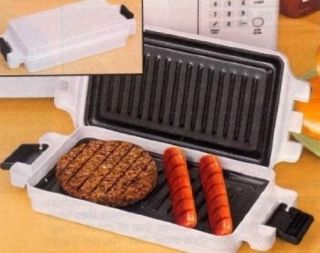 New Microwave Grill Tray Nonstick Microwave Grilling Cookware