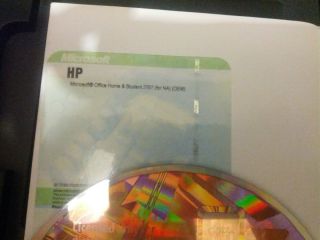 Microsoft Office 2007 Home and Student Edition License and CD