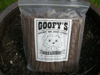 Goofys Gourmet Dog Beef Jerky Treats 2 lbs 