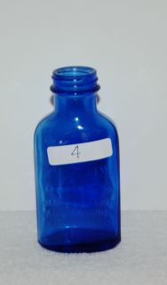 Cobolt Blue Bottle Milk of Magnesia Small Bottle