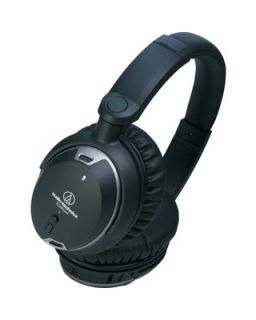 Audio Technica QuietPoint ATH ANC9 Headband Headphones   Black