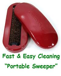 Portable Mini Swivel Sweeper for Dusty Rug Floor Car Seat Couch