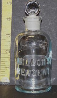 Millons Reagent 125ml Chemical Bottle Lab Science School Storage