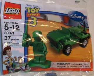 Lego Toy Story 3 Army Man with Jeep Mini Set 30071 New