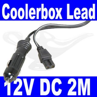 12V DC in Car Cooler Cool Box Mini Fridge Replacement 2 Pin Lead Cable