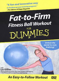 Fat To Firm   Fitness Ball Workout For Dummies DVD, 2004
