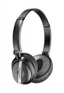 Audio Technica QuietPoint ATH ANC25 Headband Headphones   Black