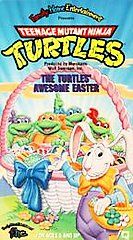 Mutant Ninja Turtles   The Turtles Awesome Easter VHS, 1992