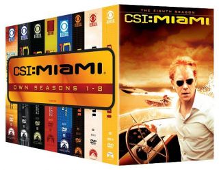 CSI Miami   Seasons 1 8 DVD, 2010, 54 Disc Set