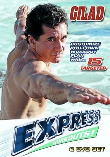 Gilad 15 Targeted Express Workouts DVD, 2008, 2 Disc Set