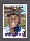 1967 TOPPS #66 Manny Mota PITTSBURGH PIRATES SIGNED AUTOGRAPH AUTO