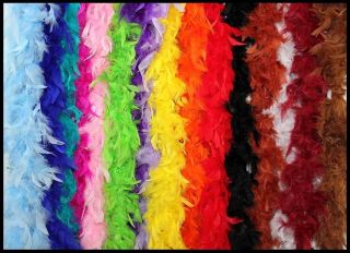 Ft Long Feather Boas in 16 Color Options! Great for Parties, Crafts