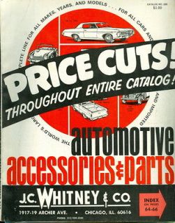 1971 J.C. Whitney & Co Auto Accessories/Parts Catalog Price Cuts