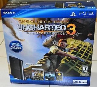 Sony Playstation 3 Super Slim (Latest Model)  Uncharted 3: GOTY 250GB