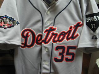 Detroit Tigers #35 Justin Verlander w/Dual Patch sewn Jersey 50 Grey