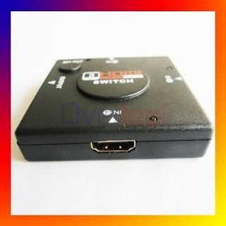Port 1080P HDMI Switch Switcher Splitter For HDTV PS3 DVD Fast