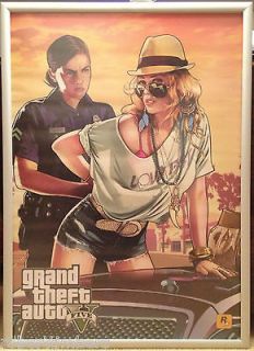 Theft Auto V 5 GTA RARE PS3 XBOX 360 A1 Promotional Poster Version 1