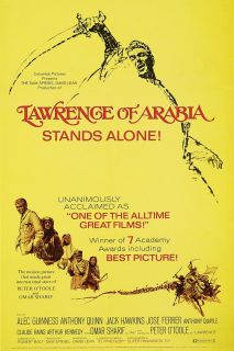 LAWRENCE OF ARABIA Movie Poster 1962 Hollywood Classic RARE