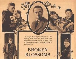 1919 lg s ad broken blossoms cohans griffith photos opium smokers