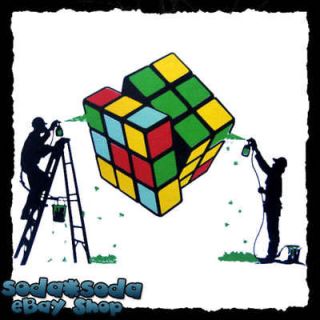 Magic CUBE T SHIRT (M) Rubiks Geek Sheldon the big bang theory NERD TV