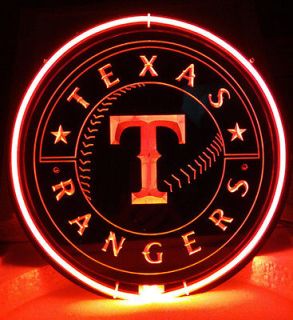SB220 Texas Rangers Baseball Team Sports Beer Bar Pub Gift Neon Light