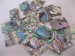 GRAM ) TOP QUALITY GREEN PAUA ABALONE INLAY SHELL BLANKS. 48 60 pieces