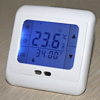 Blue Digital Thermostat temperature Programmable controller with Touch