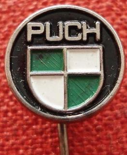 Austria advertising pin Puch Graz automobile car bicycle moped