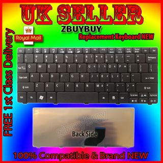 Original Acer Aspire One PAV70 NAV70 US keyboard NSK AS40U PK130D34A08