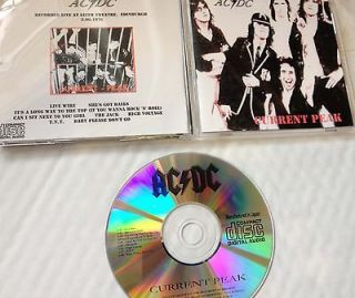 AC/DC CURRENT PEAK CD Bon Scott