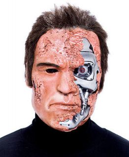 Terminator 2 Adult Mens Cyborg Halloween Costume Mask